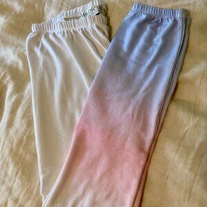 Wildfox Ombre Dip-Dye Joggers Size Small